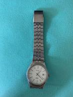 Prisma Blueline 100 heren quartz horloge met datum, Overige merken, Staal, Gebruikt, Staal