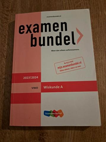 vwo Wiskunde A 2023/2024 beschikbaar voor biedingen