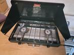 Coleman gas stove 2 pits retro vintage, Caravans en Kamperen, Ophalen of Verzenden, Gebruikt