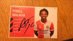 Malacia - PSV 2025 - Feyenoord spelerskaart + handtekening, Ophalen of Verzenden, Zo goed als nieuw