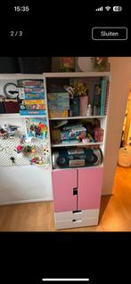 STUVIA KAST IKEA wit roze izgst, Ophalen, Gebruikt, Kast, 50 tot 70 cm