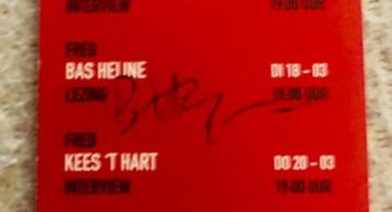 Gesigneerd door Bas Heijne, boekenlegger Boekenweek 2025 beschikbaar voor biedingen