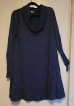 JURK BLAUW KREUKSTOF MAAT XXL, ??, Blauw, Jurk, Ophalen of Verzenden