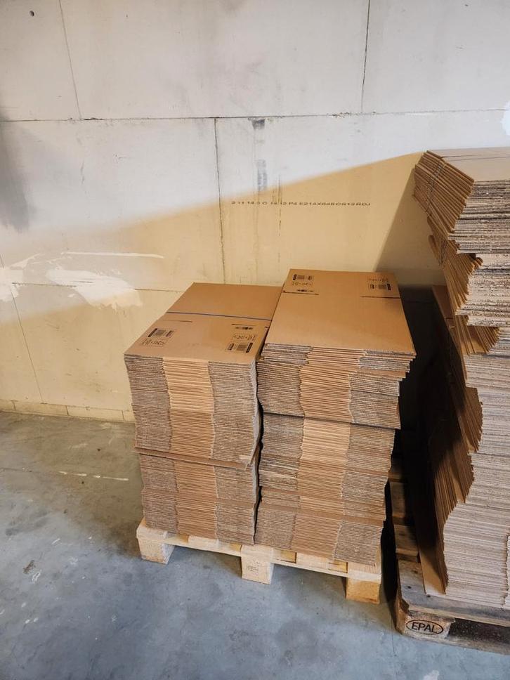 Partij Kartonnen dozen - Diverse Maten, Doe-het-zelf en Verbouw, Kratten en Dozen, Nieuw, Doos, Minder dan 35 cm, Minder dan 40 cm