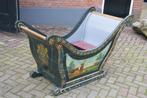 Rijkelijk versierde duwslede voor op het ijs, Antiek en Kunst, Curiosa en Brocante, Ophalen