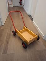 Loopwagentje, Kinderen en Baby's, Speelgoed | Houten speelgoed, Ophalen, Gebruikt, Duw- of Trekspeelgoed