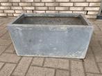 Sierpot buiten rechthoekig, Tuin en Terras, Bloempotten, Ophalen, Steen, Gebruikt, 40 cm of meer