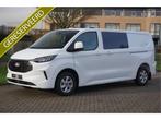 Ford Transit Custom 300L 170PK DC Limited AUT BPM VRIJ! Navi, Gebruikt, 4 cilinders, 2500 kg, Wit