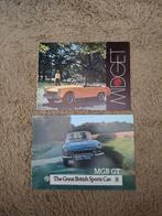 2x autofolder MG Midget en MGB GT, Verzenden, Zo goed als nieuw, Overige merken