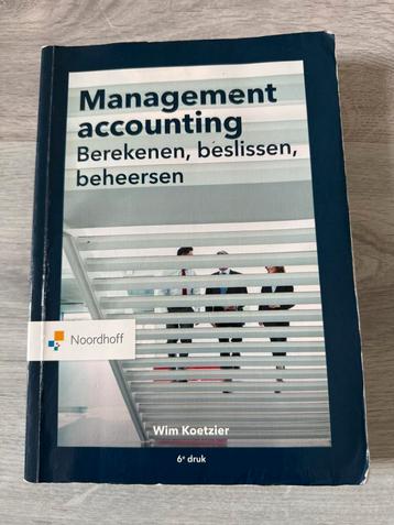 Management Accounting - Koetzier beschikbaar voor biedingen