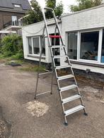 Altrex trap Double Decker 8 tredes in nieuwstaat, Doe-het-zelf en Verbouw, Ladders en Trappen, Ophalen, Zo goed als nieuw