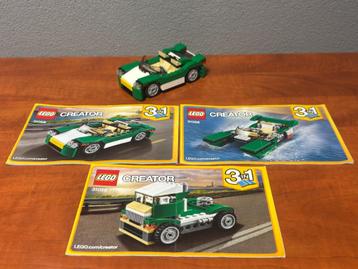 Lego 31056 - Creator 3in1 - Green Cruiser beschikbaar voor biedingen