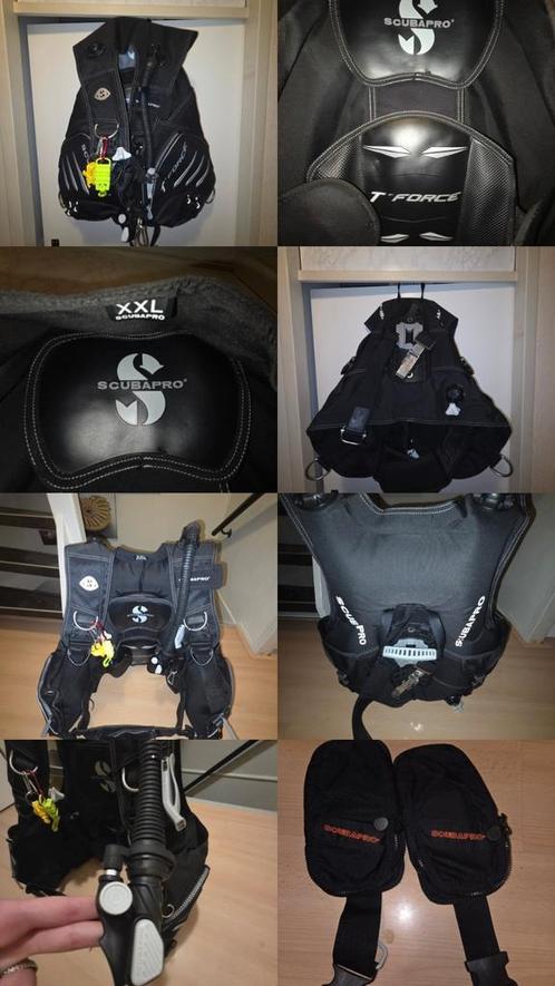 Duikspullen zeer nette staat.Bcd, natpak, schoenen, ademauto, Watersport en Boten, Duiken, Zo goed als nieuw, Duikpak, Ophalen