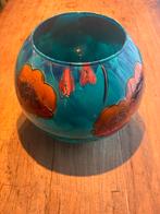 Glazen Vaas - Handgeschilderd - 30cm, Ophalen, Overige kleuren, Minder dan 50 cm, Glas