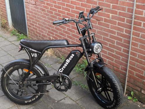 Fatbike crossboss v8, Fietsen en Brommers, Brommers | Crossbrommers, Zo goed als nieuw, Overige merken, Ophalen