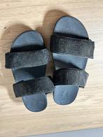 FitFlop Slippers Zwart met 2 Bandjes | Maat 41, Slippers, Ophalen of Verzenden, Fitflop, Zo goed als nieuw