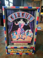 Vintage muziekdoos /sieradendoosje met dansende circus clown, Antiek en Kunst, Ophalen