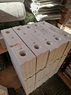 15 Kalkzandsteen lijmblokken L100/198 437x100x198 mm, Doe-het-zelf en Verbouw, Ophalen, Zo goed als nieuw, Kalkzandstenen