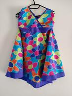 Vrolijk Carnaval Jurkje met Bloemen - Maat L, Kleding | Dames, Overige kleuren, Maat 42/44 (L), Nieuw, Ophalen of Verzenden