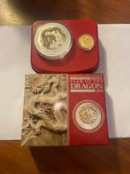 Gouden en zilver Lunar II gecombineerd - Super zeldzaam, Ophalen of Verzenden, Zilver