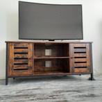 Fraaie tv-tafel met stalen frame, Huis en Inrichting, Kasten | Televisiemeubels, Minder dan 100 cm, 25 tot 50 cm, 100 tot 150 cm