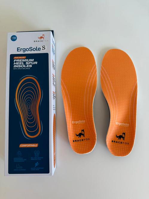 Nieuwe set inlegzolen Ergosole Bracefox maat 39-41 S., Sport en Fitness, Gezondheidsproducten en Wellness, Nieuw, Ophalen