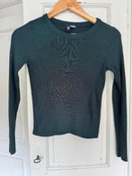 Donkergroene rib gebreid truitje - maat S, Divided, Ophalen of Verzenden, Zo goed als nieuw, Maat 36 (S)