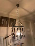 Unieke Lepel & Vork Lamp, Ophalen, Zo goed als nieuw, Metaal, Minder dan 50 cm