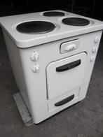 Retro emaille fornuis met oven, 3 pits, electrisch Therma, Ophalen