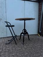 Industriële Zit/Hangtafel, Ophalen, In hoogte verstelbaar