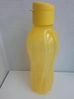 Tupperware eco drink fles 750 ml Geel, Huis en Inrichting, Keuken | Tupperware, Ophalen of Verzenden, Zo goed als nieuw, Geel