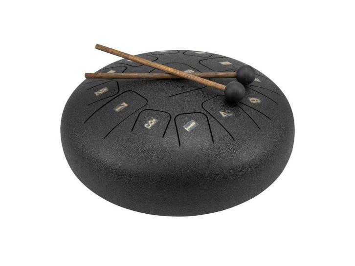 DIMAVERY TD-12 Steel Tongue Drum, black, Muziek en Instrumenten, Percussie, Nieuw, Melodische percussie, Verzenden