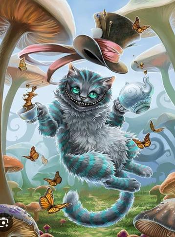 Diamond painting Cheshire cat /Disney 