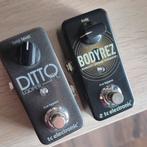 TC Electronic Ditto looper & BodyRez (incl voeding), Muziek en Instrumenten, Ophalen of Verzenden, Zo goed als nieuw
