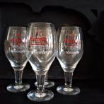 4 Bierglazen ESTRELLA Barcelona Spaans Bier Abdij Brouwerij, Ophalen, Nieuw, Glas of Glazen, Overige merken