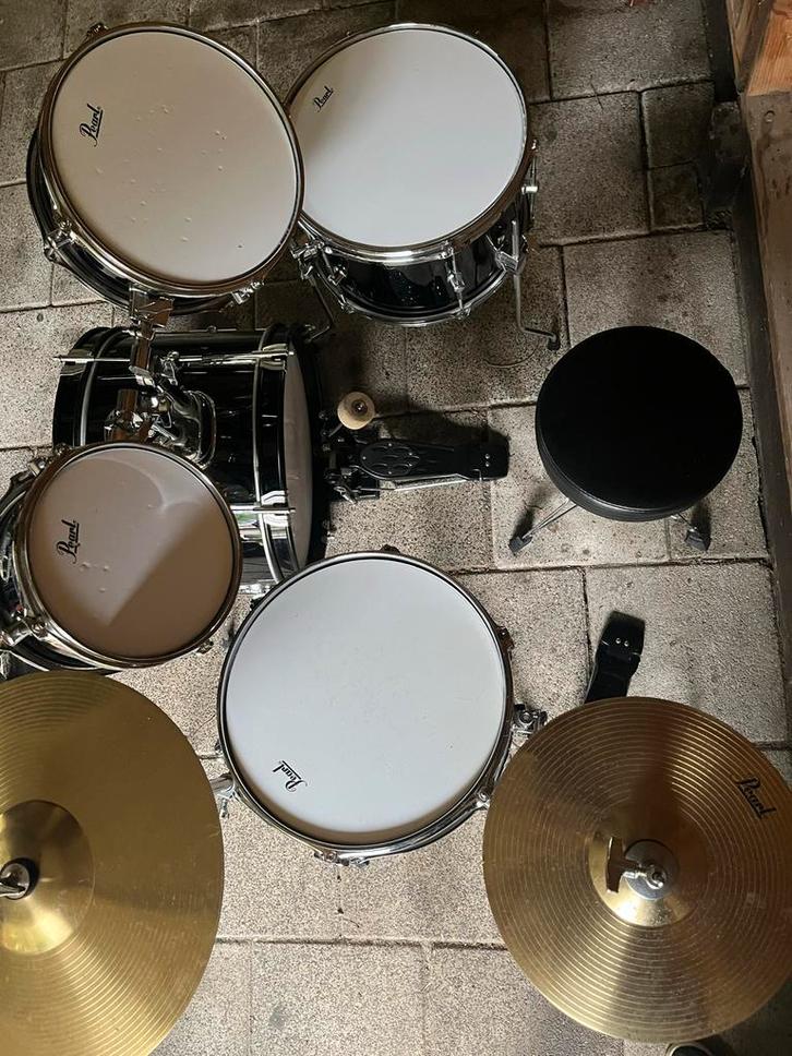 Pearl Roadshow Kinder Drumstel - Compleet!, Muziek en Instrumenten, Drumstellen en Slagwerk, Gebruikt, Pearl, Ophalen