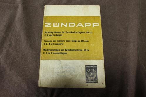 Zündapp 3,4 en 5 versnellingen 1975 werkplaatsboekje typ 284, Fietsen en Brommers, Handleidingen en Instructieboekjes, Gebruikt