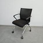 Steelcase kantoorstoel opklapbaar - zwarte stof, Huis en Inrichting, Stoelen, Niet ingevuld, Gebruikt, Niet ingevuld, Niet ingevuld