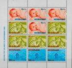 19 Kinderpostzegelvelletjes postfris 1966 t/m 1985, Ophalen of Verzenden, Postfris, Overige thema's