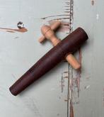 Vintage houten kraantje van Frans wijnvat tapkraantje, Antiek en Kunst, Curiosa en Brocante, Ophalen of Verzenden