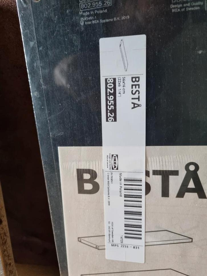 Ikea Besta planken zwart/bruin, Huis en Inrichting, Woonaccessoires | Wandplanken en Boekenplanken, Ophalen of Verzenden