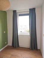 Ikea Verduisterende Gordijnen Saliegroen + Rails, Huis en Inrichting, Ophalen of Verzenden, Zo goed als nieuw, 200 cm of meer