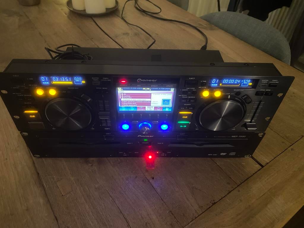 Pioneer MEP-7000 -CD/USB !!Controller !!- Topstaat!, Gebruikt, Nvr, Ophalen of Verzenden, Zonder harde schijf