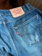 Bootcut Flared levi’s denim Broek verf heren, Ophalen of Verzenden, Zo goed als nieuw, Blauw
