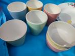Pastel Servies: Bekers, Soepkommen, Villeroy & Boch, Antiek en Kunst, Antiek | Servies los, Ophalen