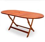 Houten tuintafel inklapbaar, Ophalen, Zo goed als nieuw, Ovaal, Hout