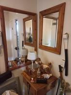 2 grote grenen spiegels, Ophalen, Zo goed als nieuw, Rechthoekig, Minder dan 100 cm