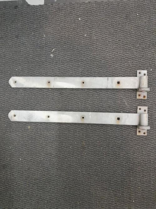 Poort / duim hengen 50cm, Doe-het-zelf en Verbouw, Hang- en Sluitwerk, Gebruikt, IJzer, Ophalen of Verzenden
