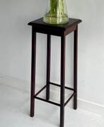 Antieke vintage eikenhouten plantenkruk plantentafel, Ophalen of Verzenden, Zo goed als nieuw