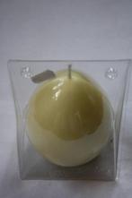 4 pakjes a 1 st. Molca kaars eieren creme diam.10cm hg. 13cm, Huis en Inrichting, Woonaccessoires | Kandelaars en Kaarsen, Overige materialen